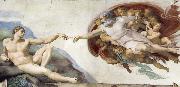 Michelangelo Buonarroti The Creation of Adam China oil painting reproduction
